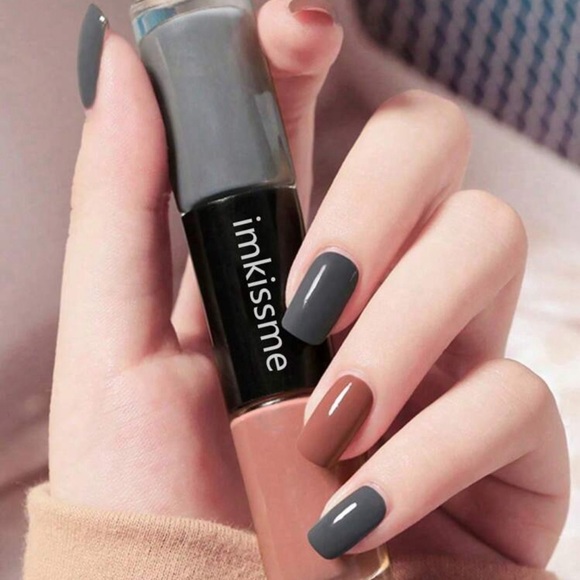 Dusty Pink Gel Glitter Nail Polish - Picture 1 of 2